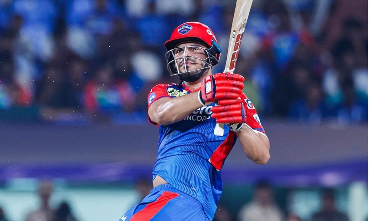 दिल्ली कैपिटल्स के बल्लेबाज आशुतोष शर्मा (Image Credits: X/@ Delhi Capitals)