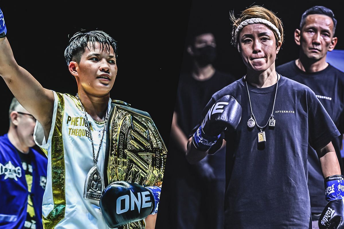 Phetjeeja Lukjaoporongtom and Kana Morimoto - Photo by ONE Championship