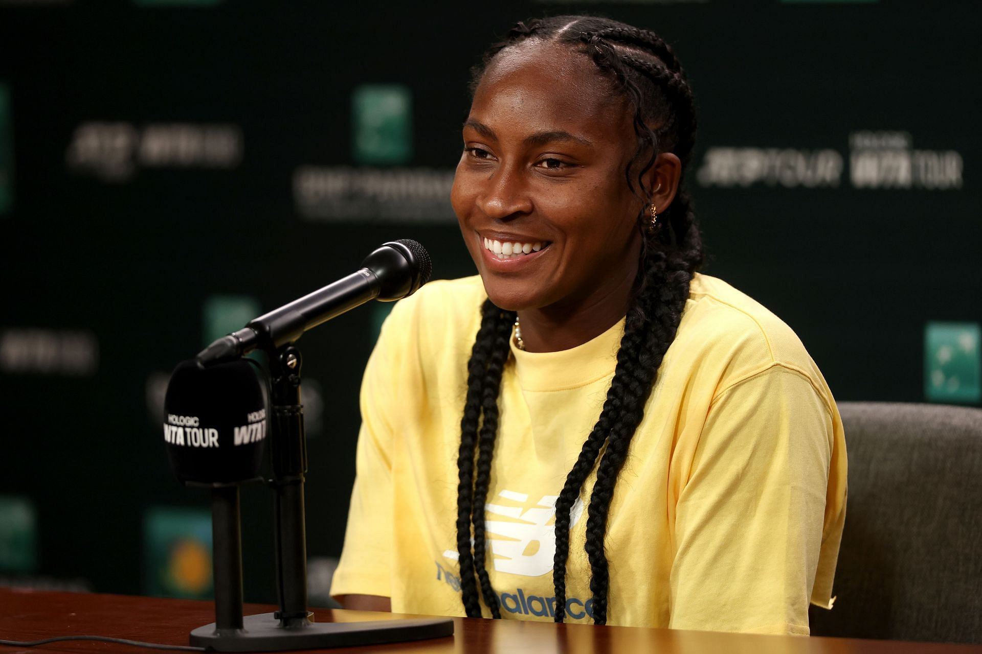 Coco Gauff at the BNP Paribas Open. (Source: Getty)