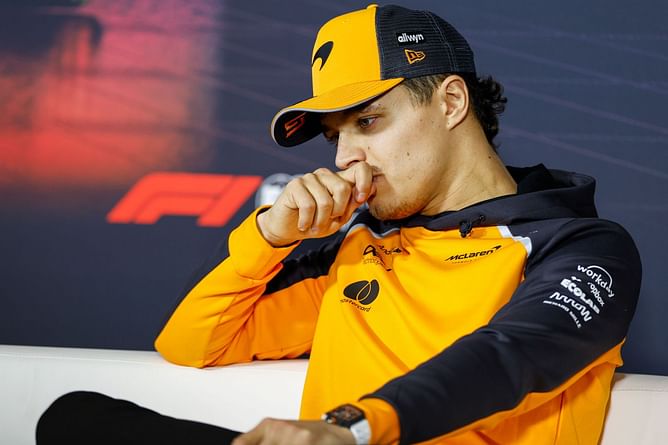 Lando Norris blames 'too difficult to drive' McLaren as F1 Chinese GP sprint goes begging