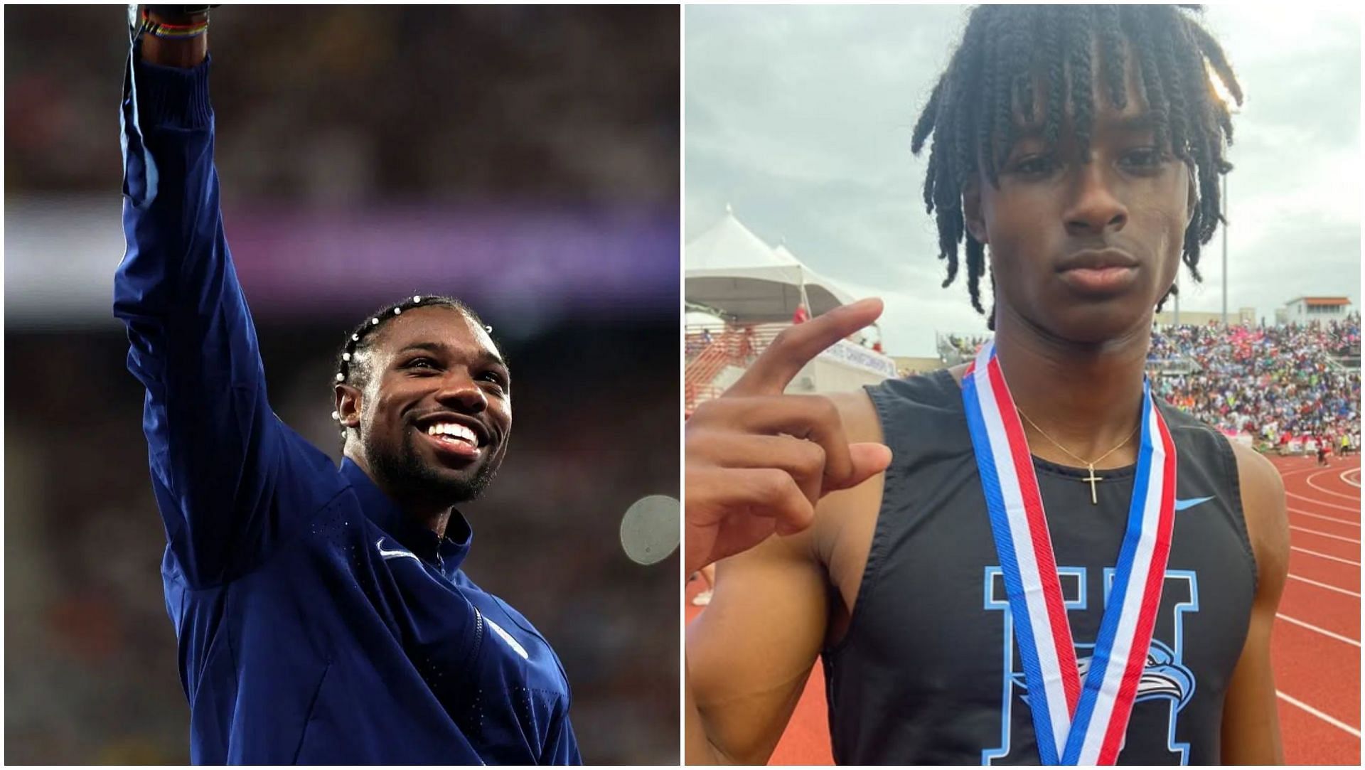 Noah Lyles and Tate Taylor