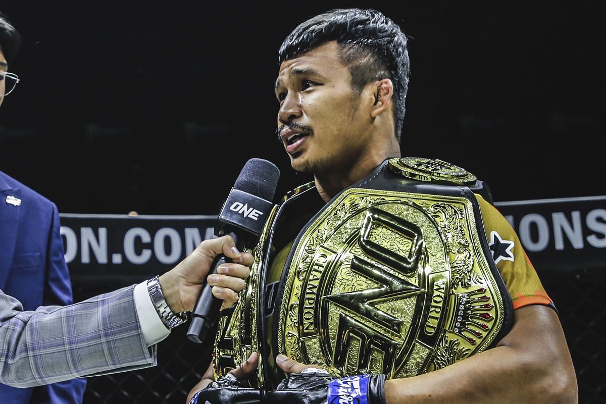 Superlek reveals he almost invited his online critics to his gym. [Photo from ONE Championship]