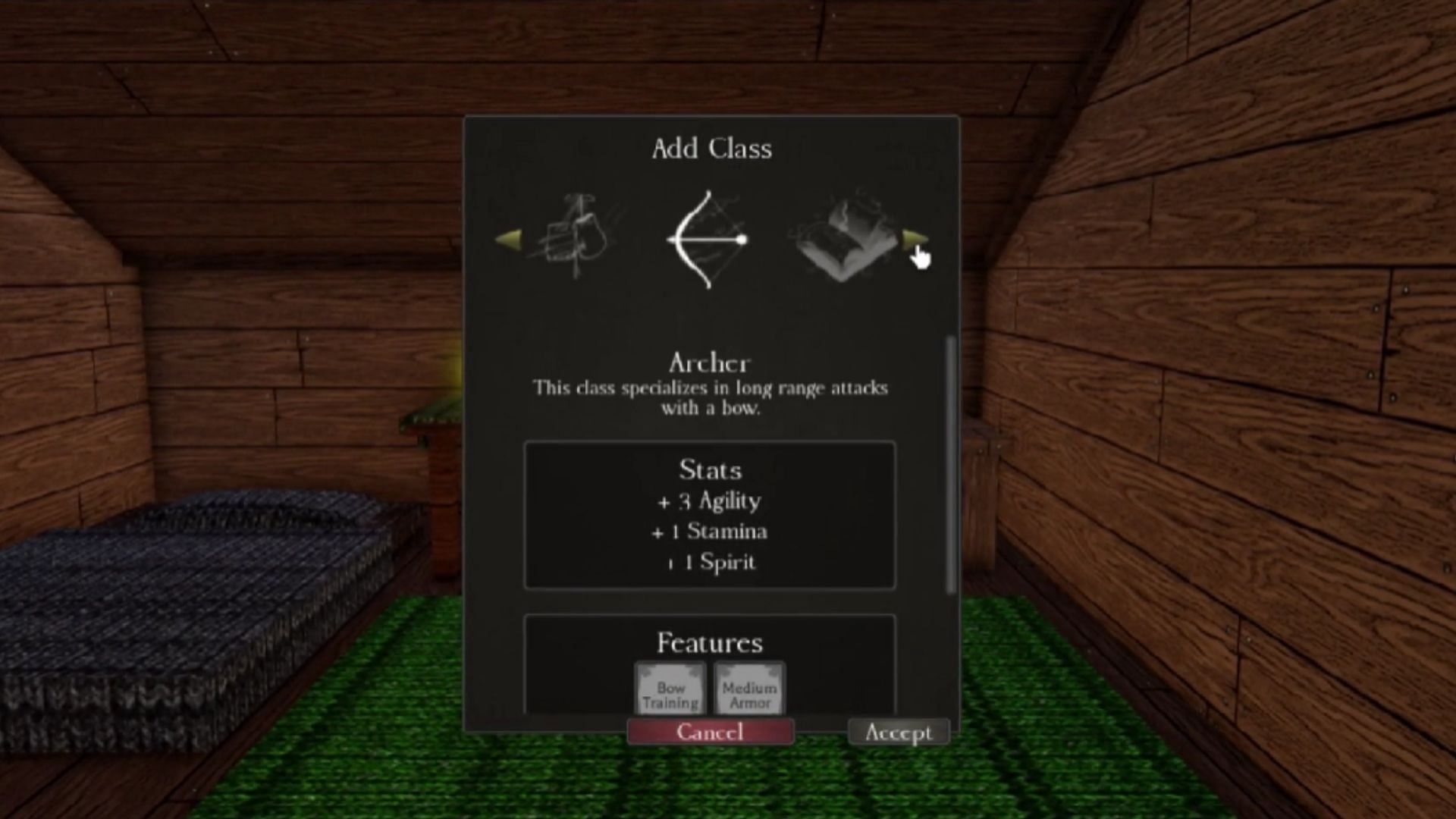 The Archer Class in Rune Slayer (Image via Roblox)