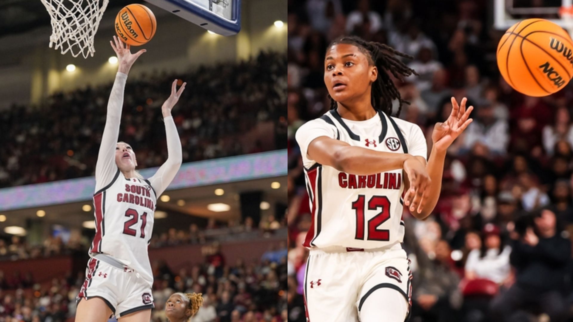 South Carolina stars Chloe Kitts &amp; MiLaysia Fulwiley