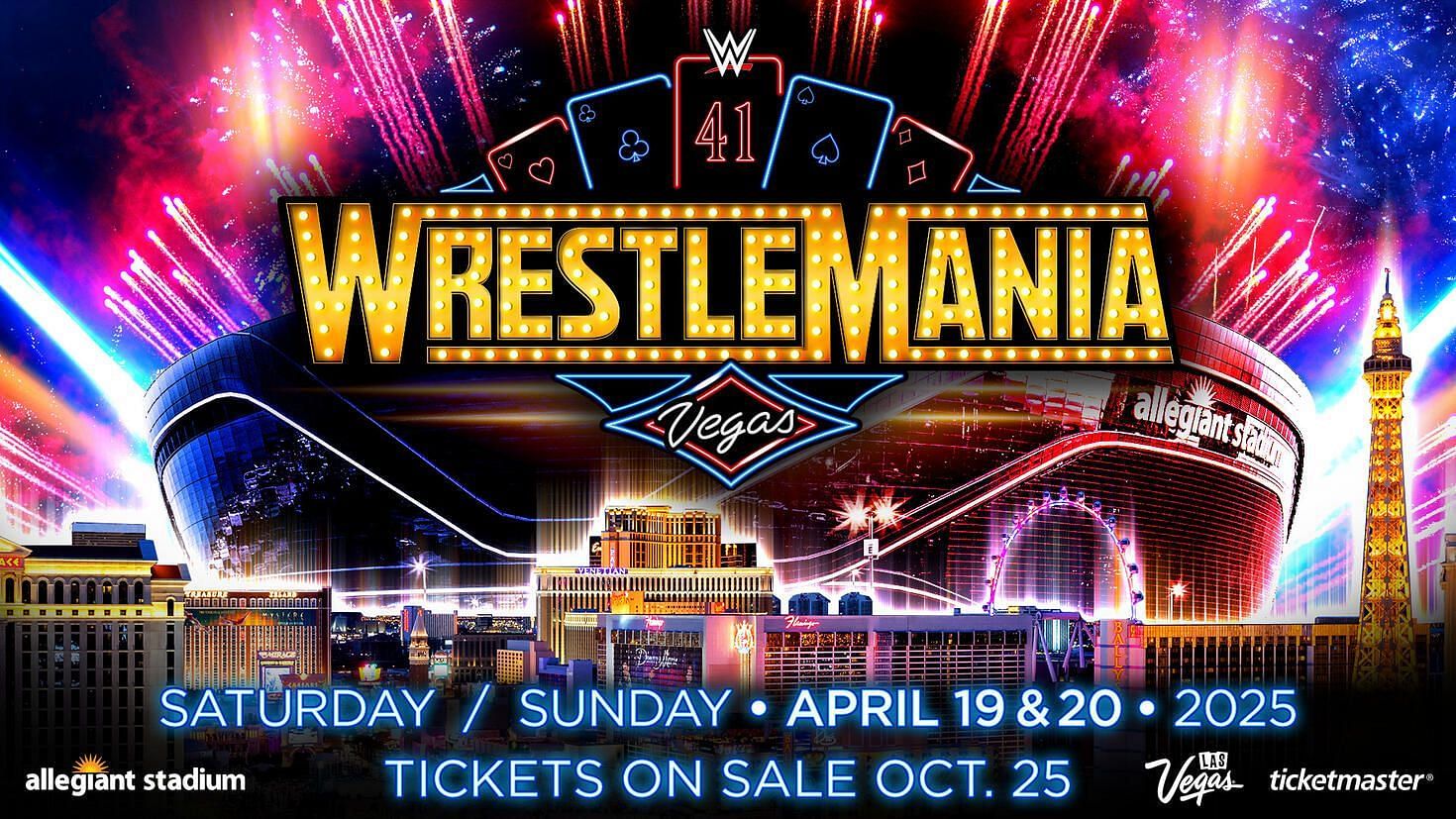 WWE officially announces major match for WrestleMania 41