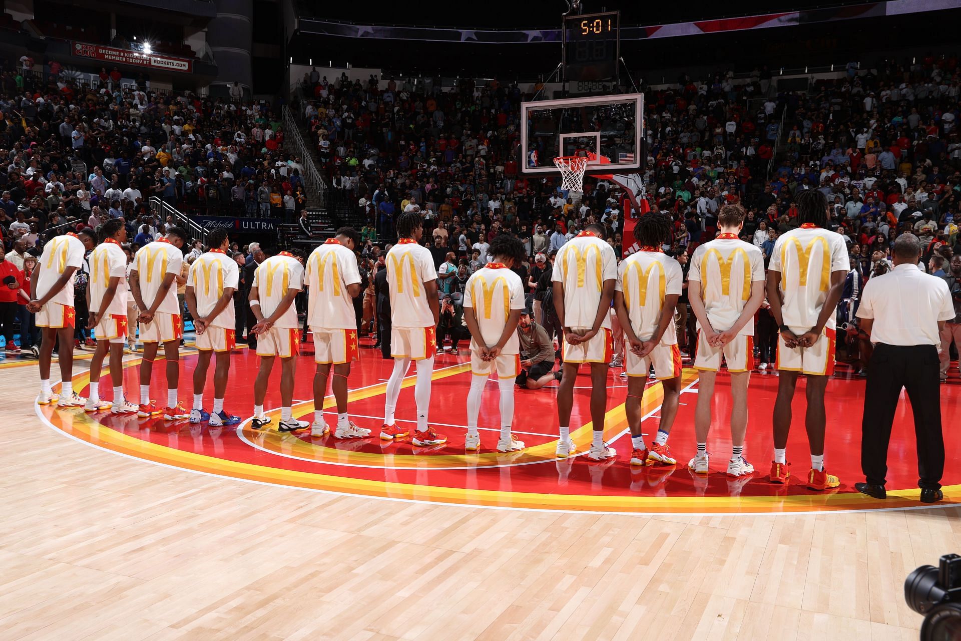 The McDonald&#039;s All American Games Basketball event ( Image via mcdonaldsallamerican.com)