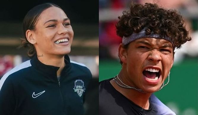 "MAGA Ben bagging TR is crazy": Fans react as Dennis Rodman's daughter Trinity Rodman shares priceless reaction to Ben Shelton’s hard launch