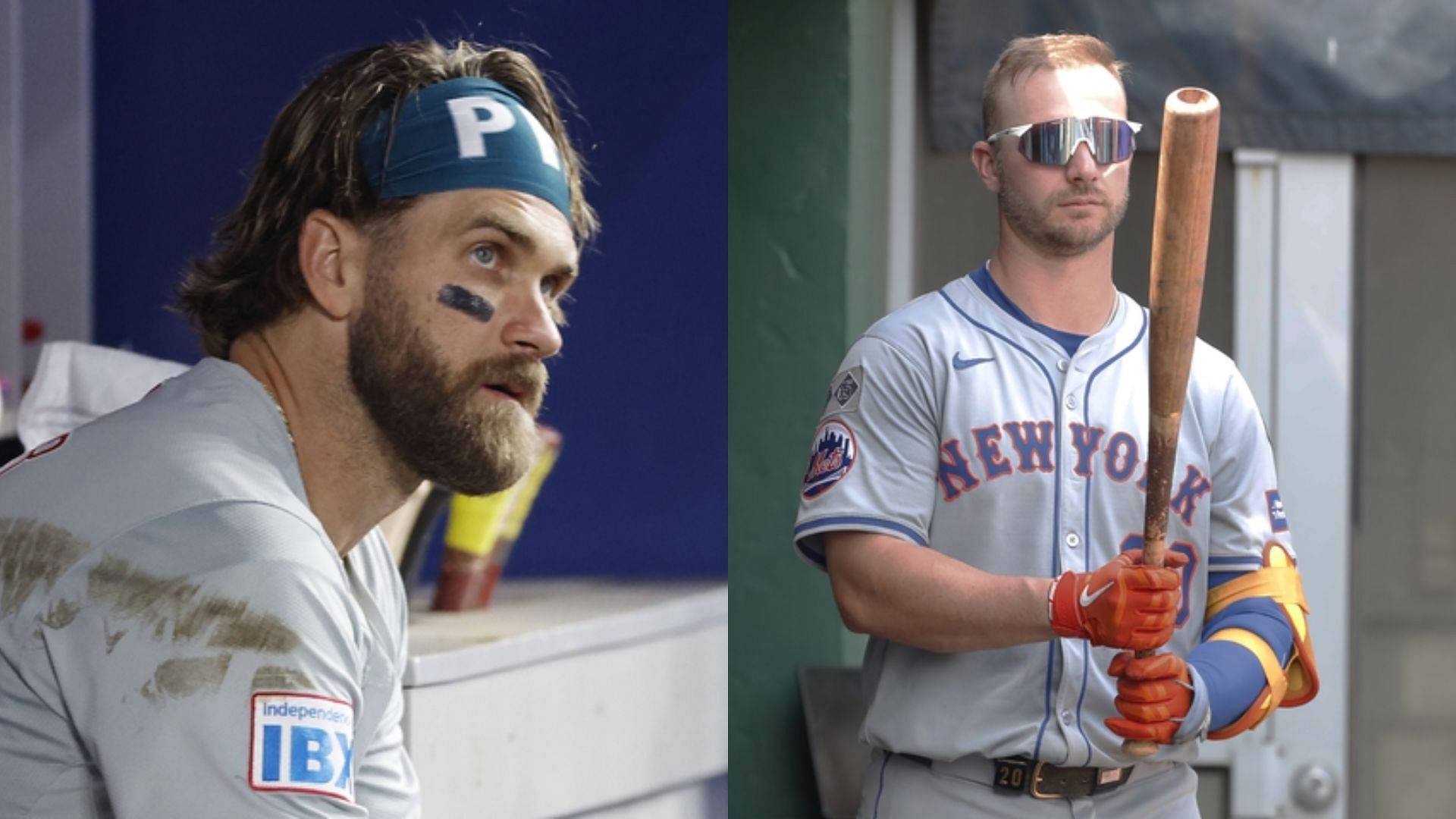 Philadelphia Phillies Star Bryce Harper &amp; New York Mets Star Pete Alonso