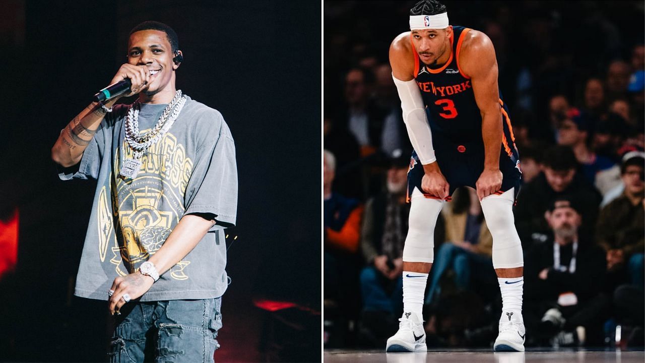 Rapper A Boogie wit da Hoodie makes super fast recovery from car accident to receive Knicks star