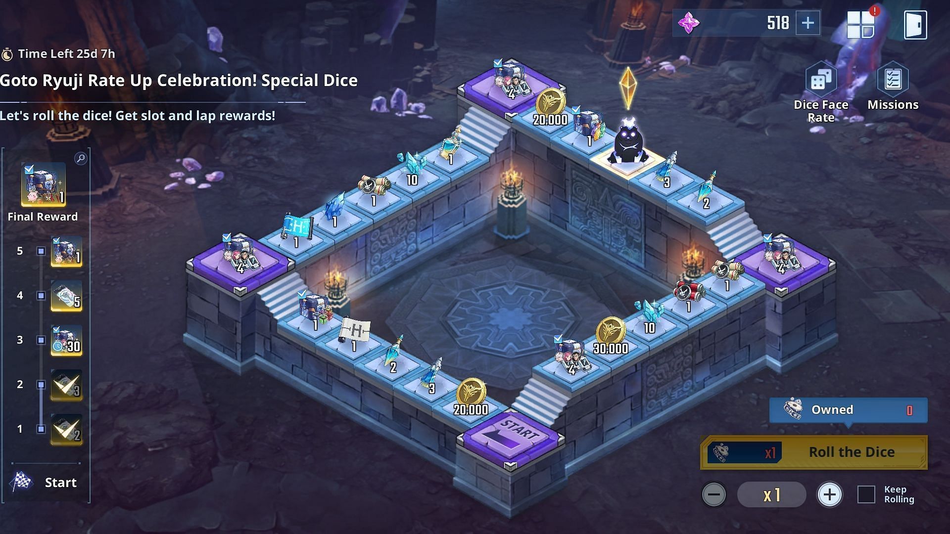 Special Dice event (Image via Netmarble)