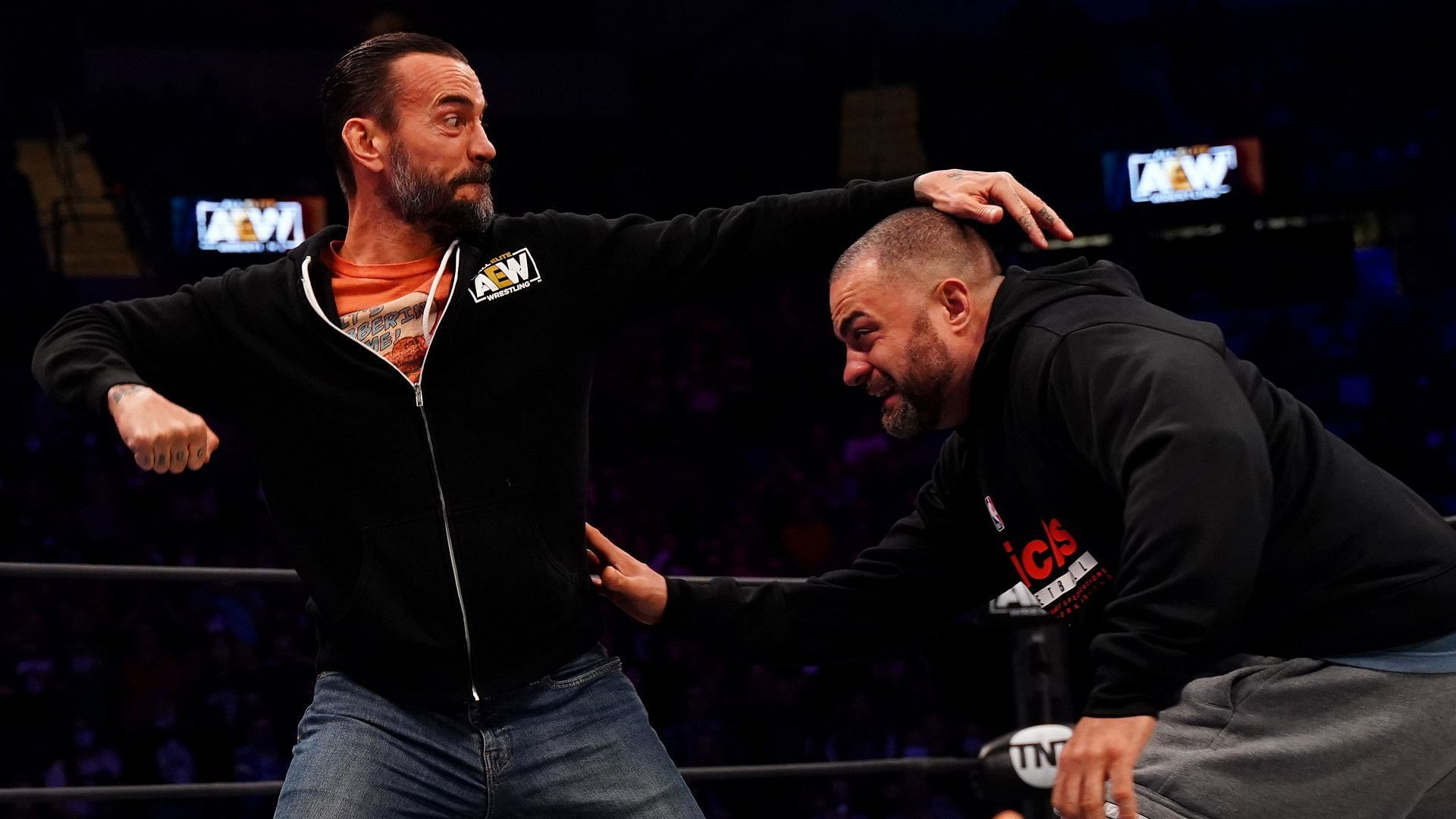 Punk and Kingston throw down on Rampage [Image credit: AEW