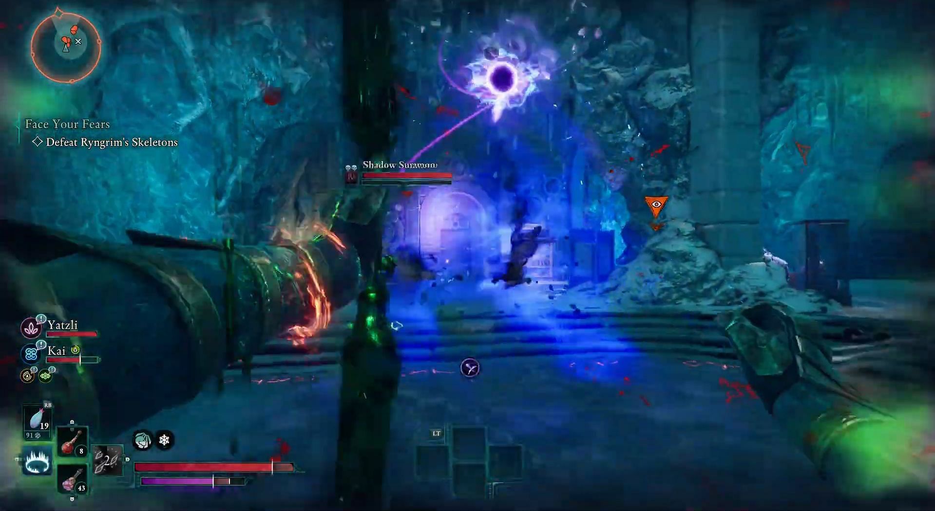 Defeat Ryngrim&#039;s spawns (Image via Xbox Game Studios || YouTube/@ BottomTier)