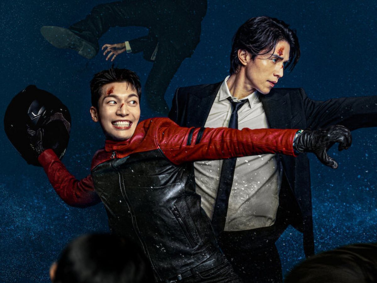 Wi Ha-joon and Lee Dong-wook for Bad and Crazy (Image via Netflix)