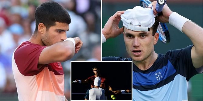 What happened with Carlos Alcaraz at Indian Wells? From ball controversy with Jack Draper to nerves and bizarre scoreline in loss