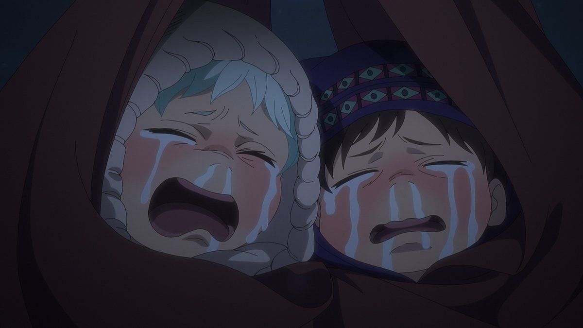 Rin and Yukio as babies in the most recent episode (Image via Studio VOLN)