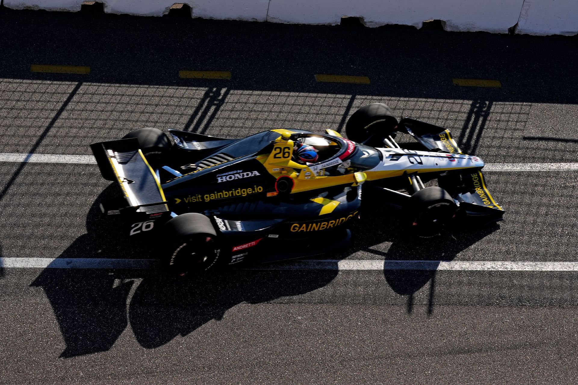 Colton Herta driving his #26 Gainbridge Andretti during the Grand Prix of St. Petersburg - Source: Getty