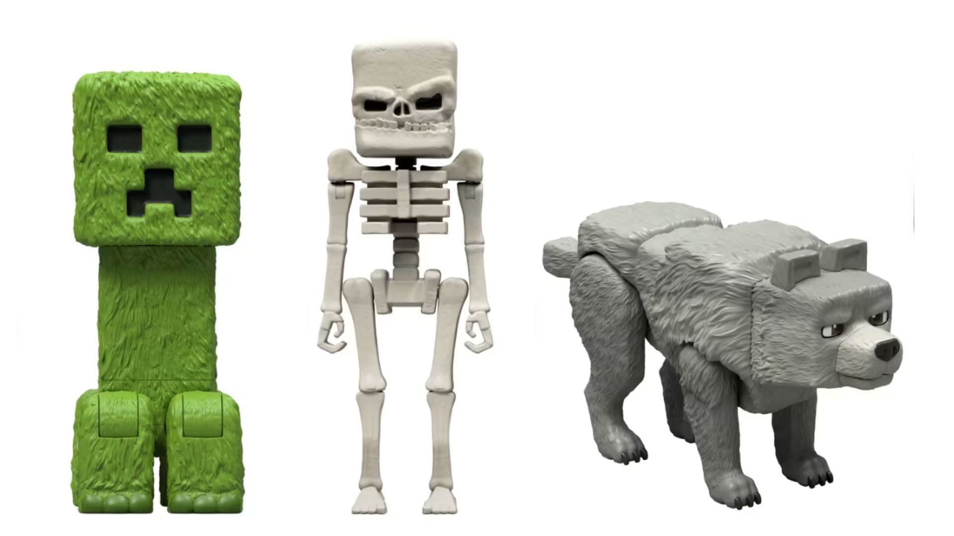 These are a good collection of figures (Image via Mojang Studios || Mattel)