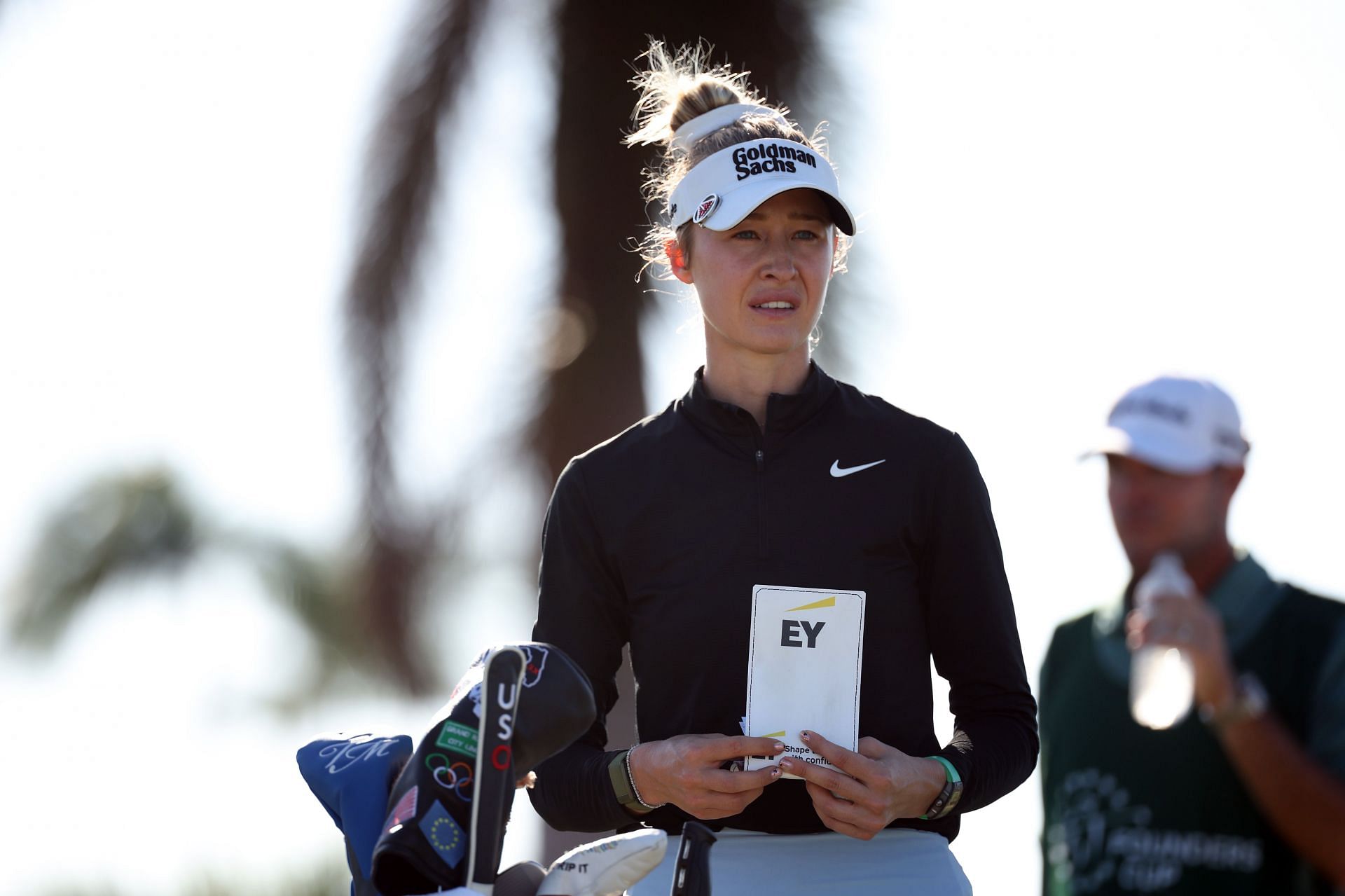 Nelly Corda presented the Founders Cup 2025 - the final round (Source: Getty)