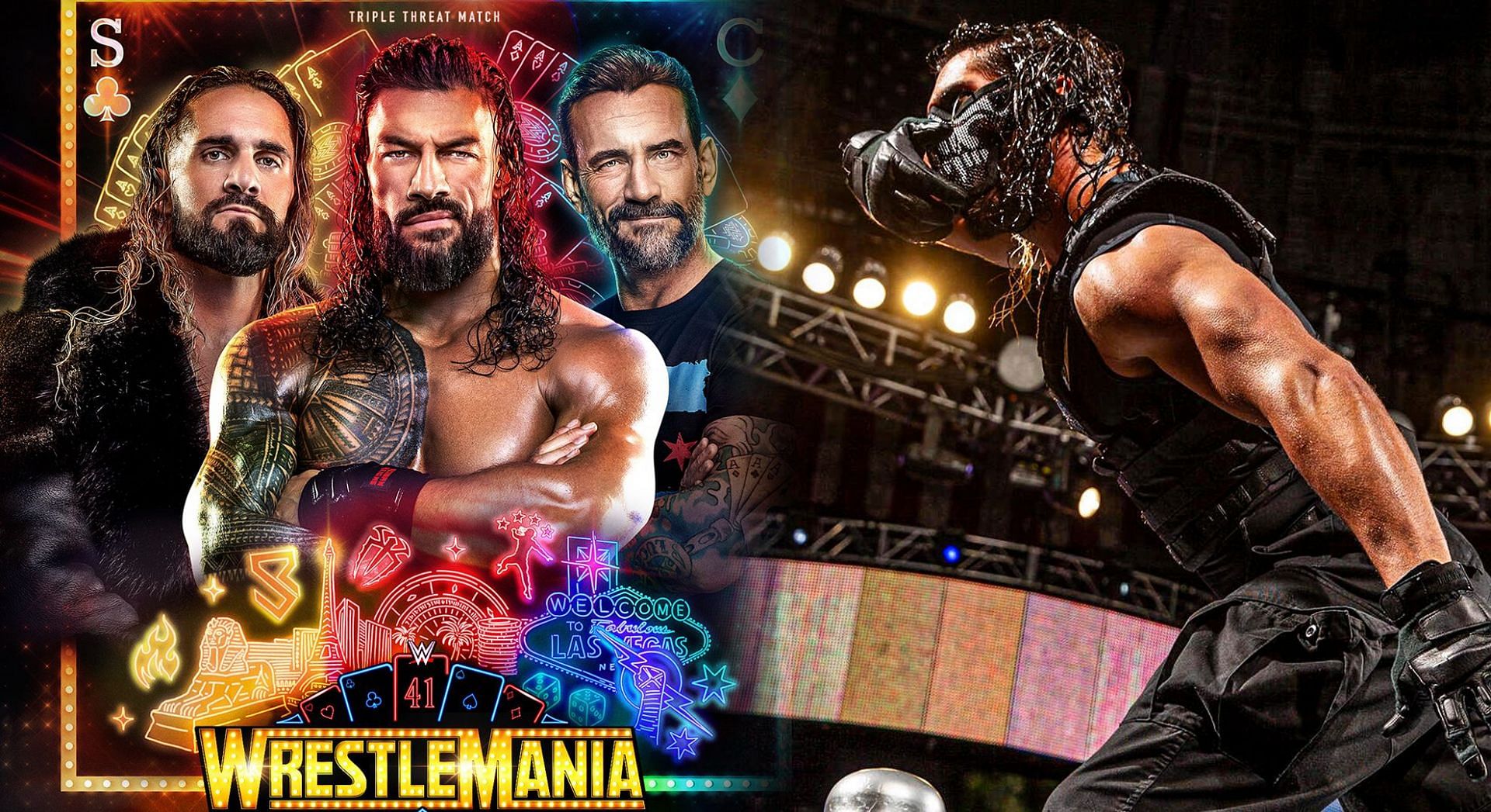 Roman Reigns vs. Seth Rollins vs. CM Punk at WrestleMania 41! (Credits: WWE.Com)