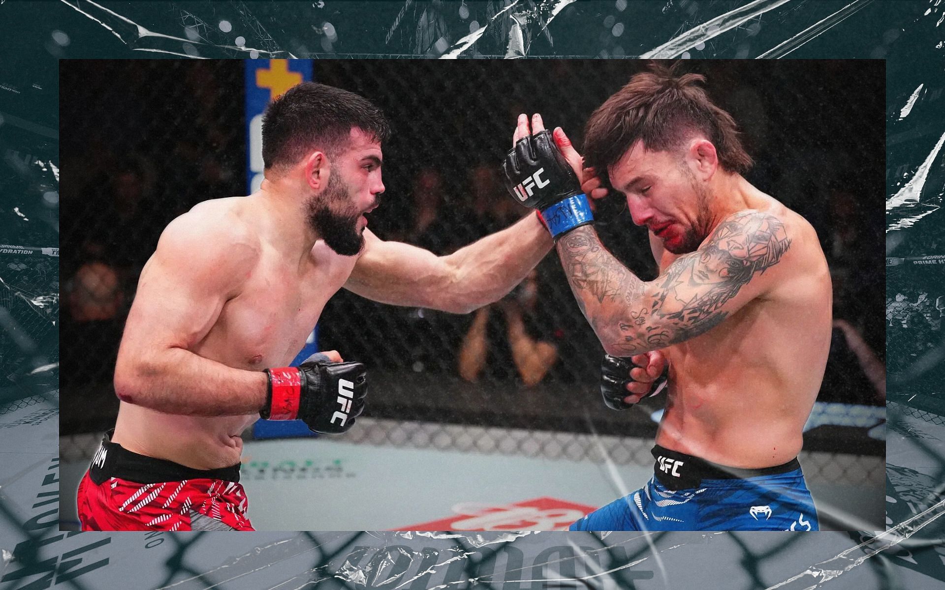 Nasrat Haqparast (left) vs. Esteban Ribovics (right) fight highligths. [Image courtesy: Getty Images]