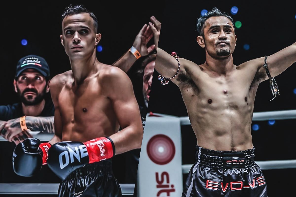 Jonathan Di Bella (left) and Sam-A (right). [Photos from ONE Championship]