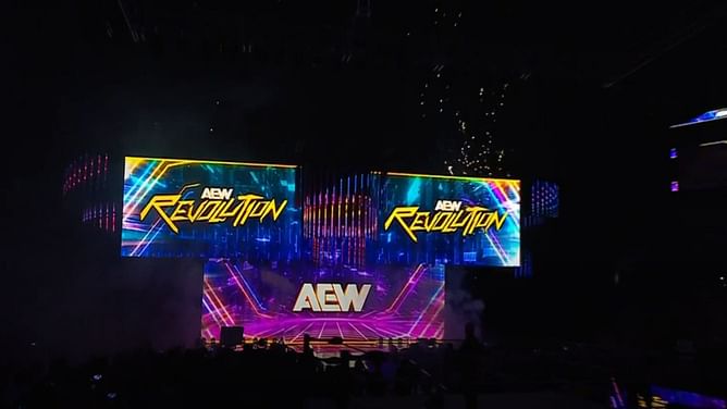 Former AEW champion spotted backstage at Revolution - Reports