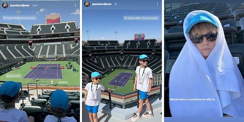 Swiatek's coach Wim Fissette's wife Jasmien Clijsner on Instagram