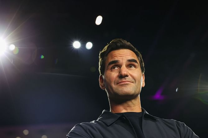 WATCH: Roger Federer melts hearts while playing tennis with kids post-retirement in adorable moment