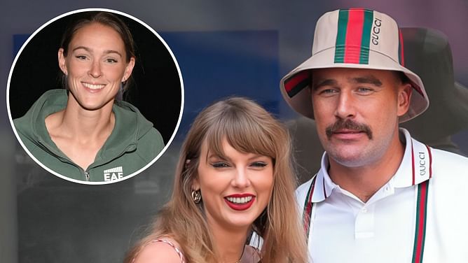 "Neither one of us are very stylish"— Jason Kelce's wife Kylie subtly credits Travis Kelce and Taylor Swift for their fashion game