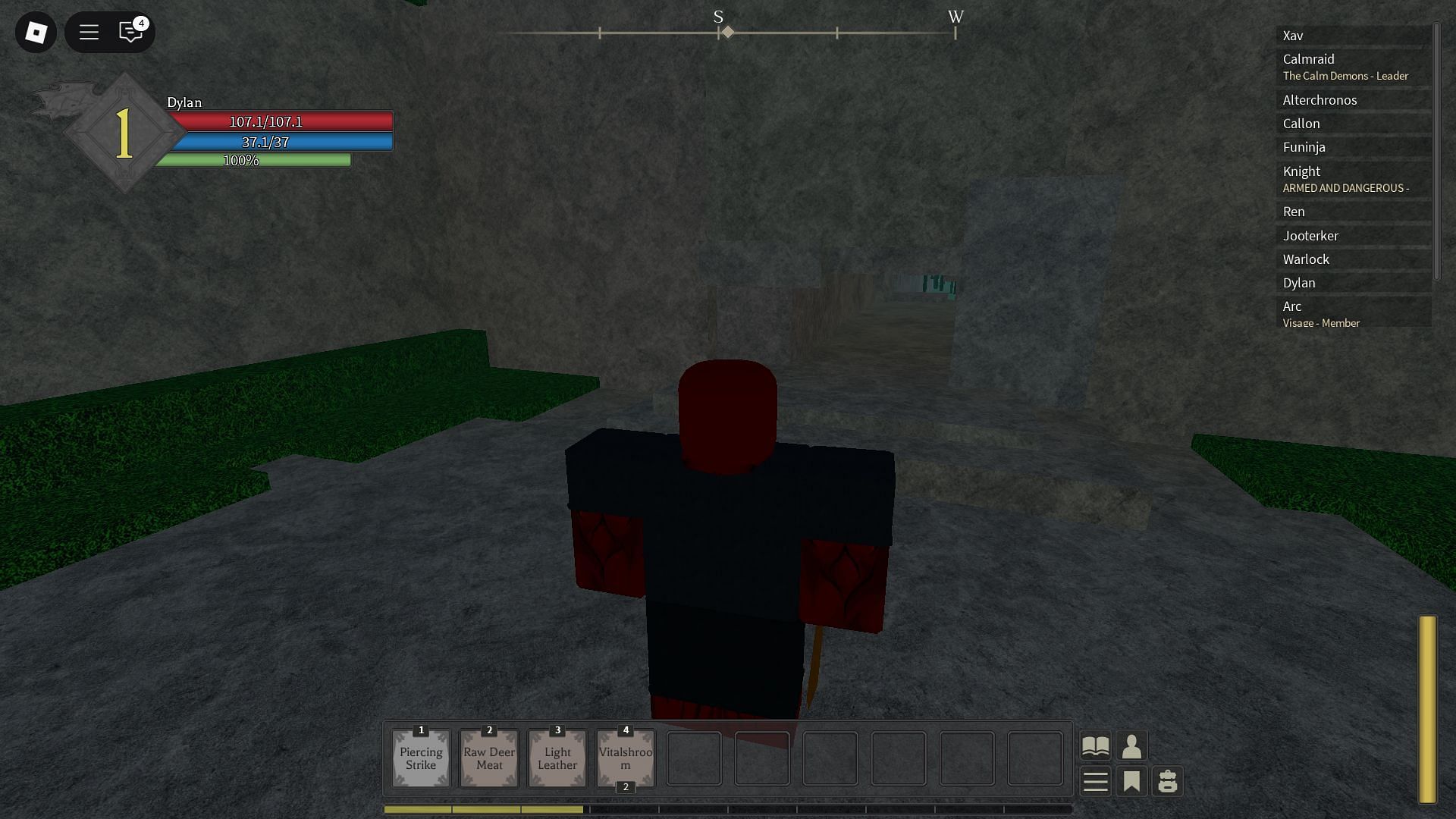 Enter the small tunnel to reach the Rat Cave (Image via Roblox)