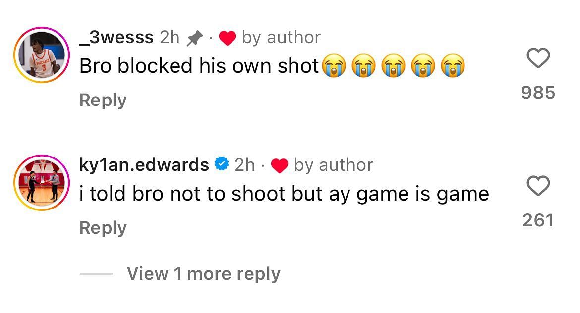 Fans&#039; comments on Overtime WBB&#039;s IG post