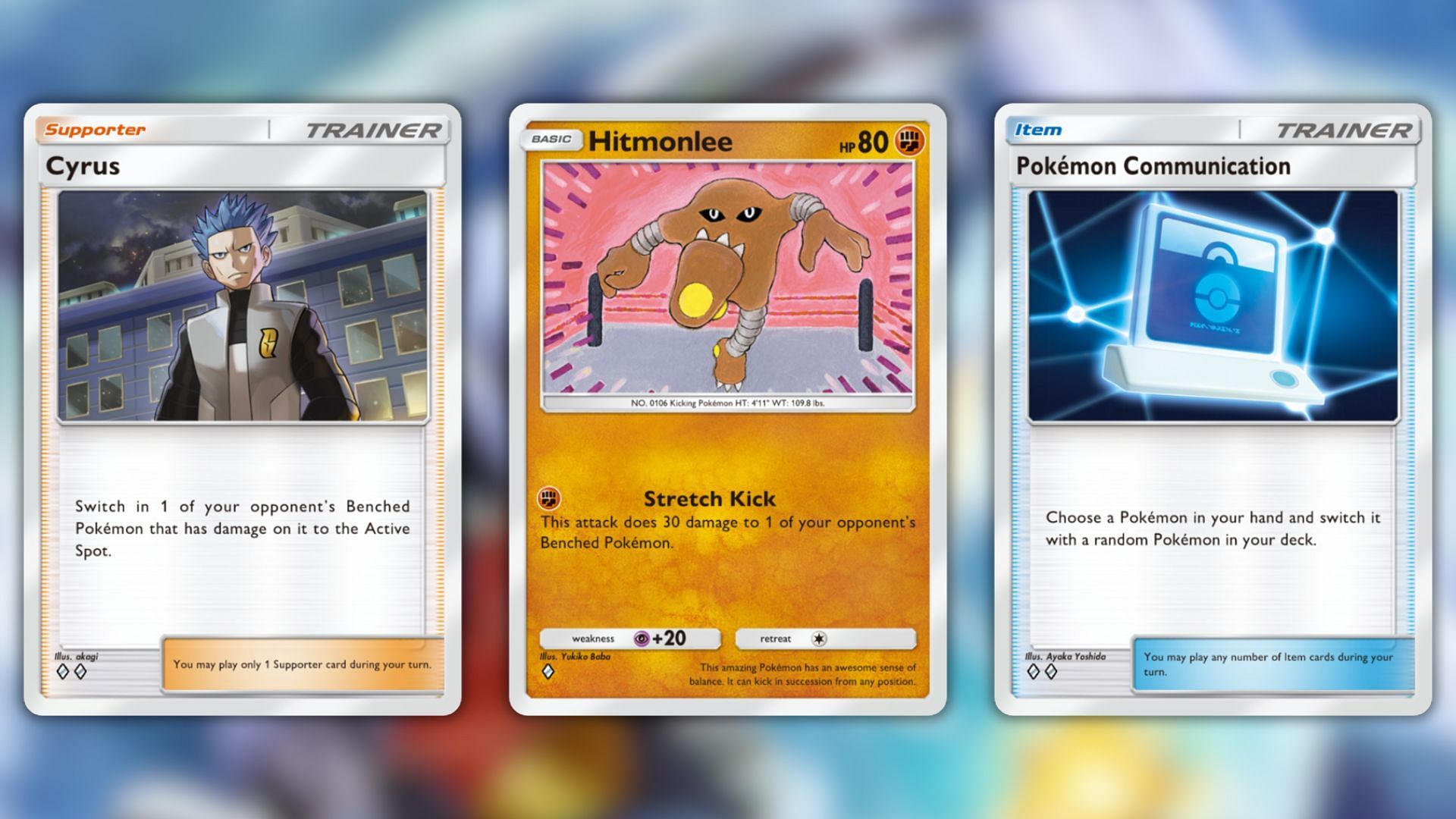 Other key supporting cards in the deck (Image via The Pokemon Company)