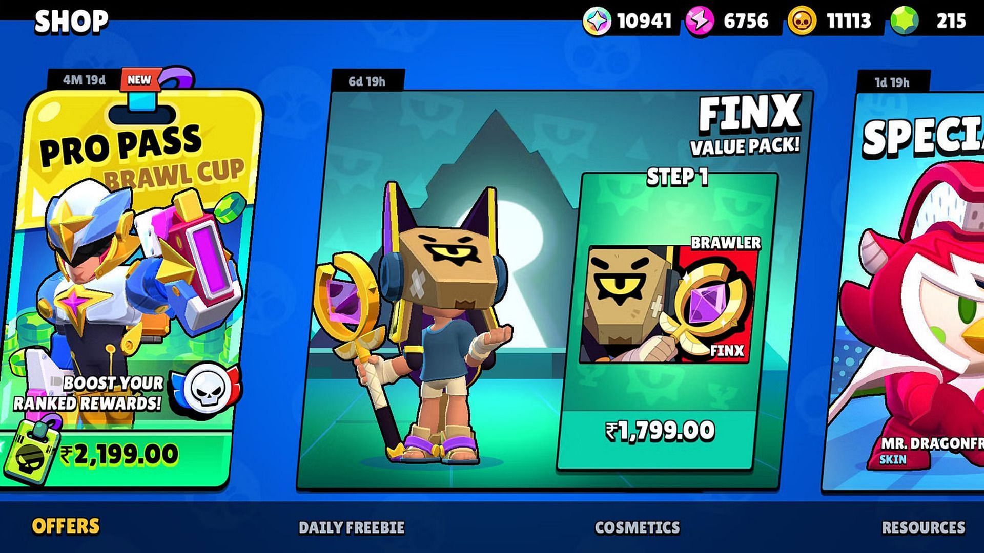 Finx bundle in the store (Image via Supercell)