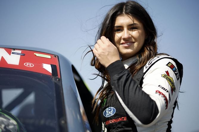 Hailie Deegan soaks the sun as former NASCAR driver enjoys her time off from Indy NXT