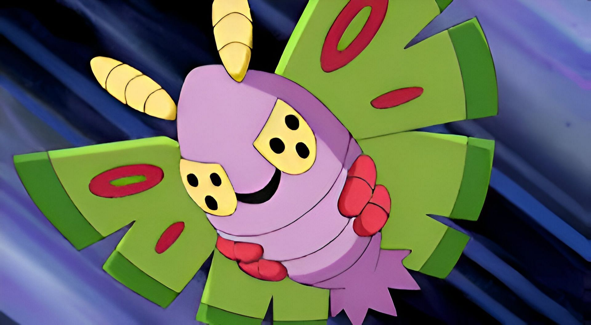 Dustox as seen in the anime (Image via OLM)