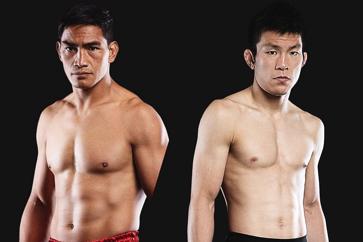 Eduard Folayang and Shinya Aoki - Photo by ONE Championship