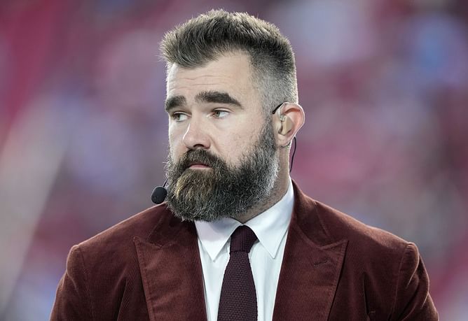 Jason Kelce sends 3-word message while reflecting on over-the-top antics that made him Wing Bowl sensation