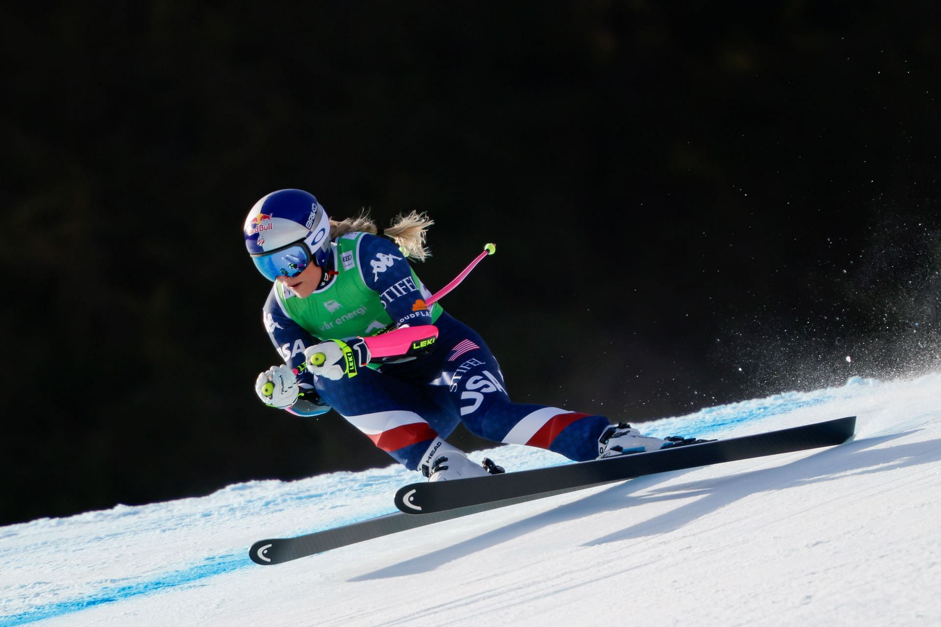 Lindsey Vonn during the Women&#039;s Super G - Source: Getty