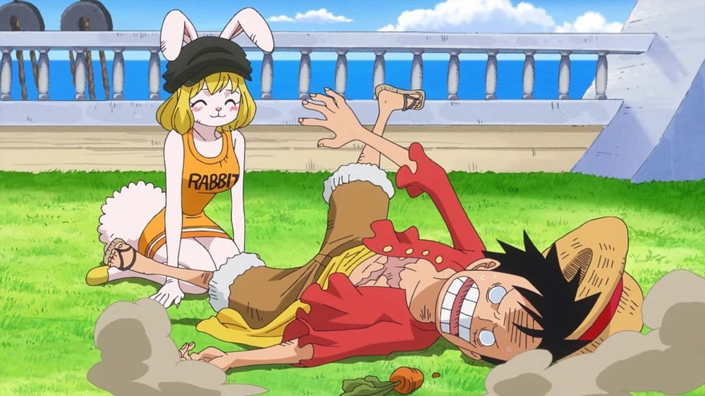 Monkey D. Luffy in One Piece.