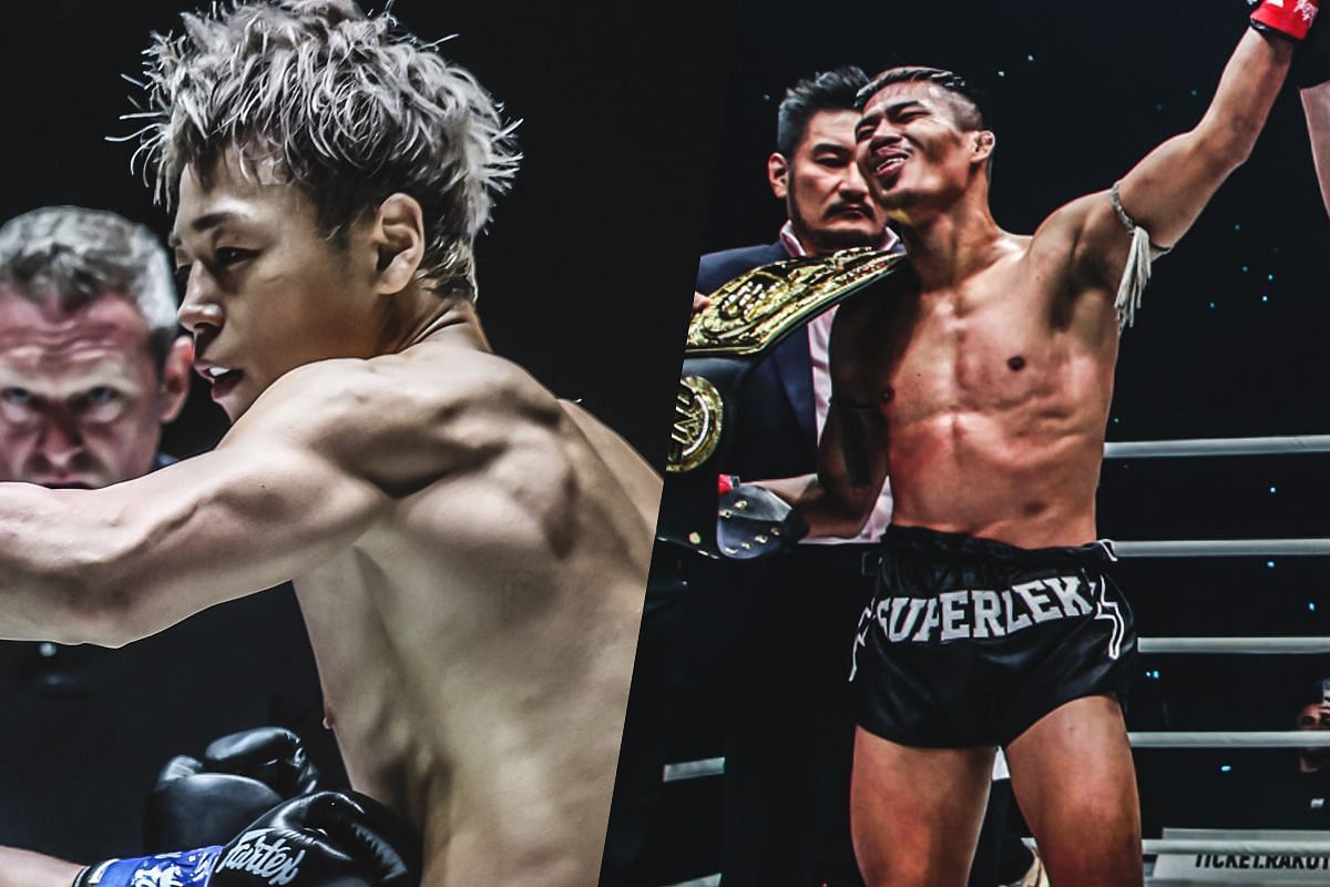 Takeru Segawa and Superlek Kiatmoo9 - Photo by ONE Championship