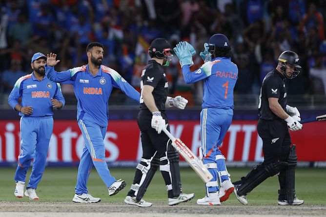 "From being made scapegoat to shutting haters and critics at same ground"-Fans hail Varun Chakravarthy for his 5/42 spell in IND vs NZ 2025 CT clash