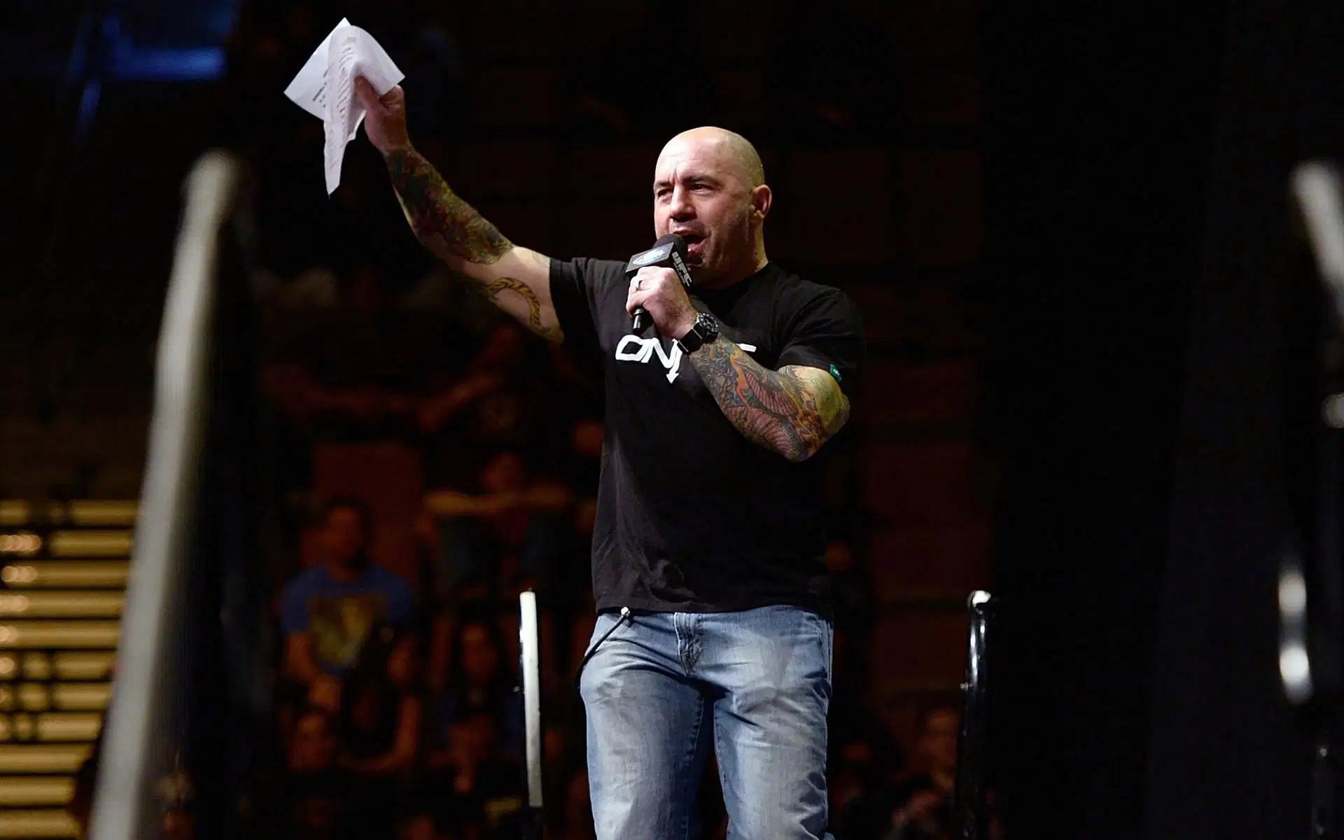 Joe Rogan was not on commentary for UFC 266 due to a bizarre reason. [Image courtesy: @ufc on X]