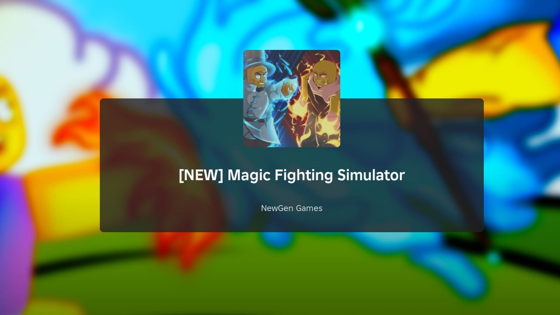 Magic Fighting Simulator loading screen