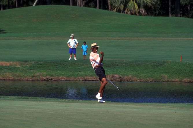 Emotional Tiger Woods looks back on his 1994 US Amateur win with his father on the sidelines: "Some great memories"