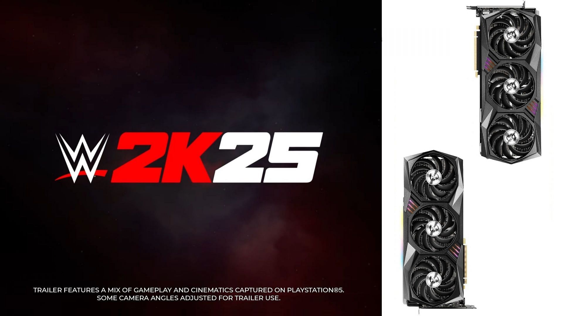 Picture of WWE 2K25 with EVGA RTX 3080 and 3080 Ti