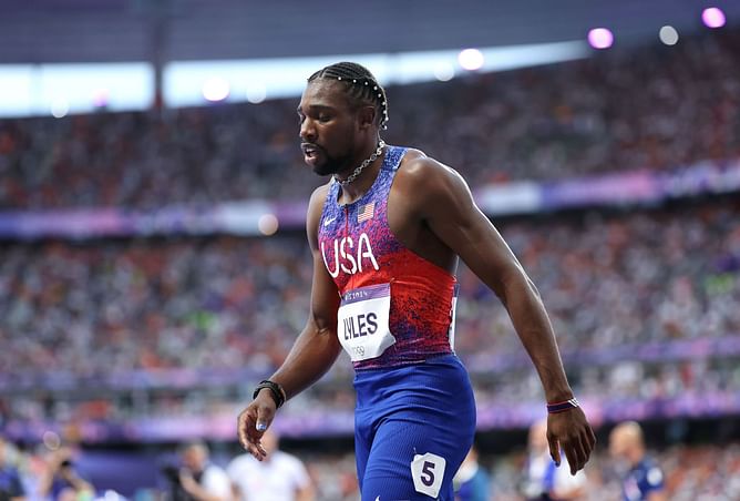 "This stuff has happened"- Noah Lyles gives an honest opinion post-Olympics gold medal depression