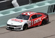 Josh Berry (#21 Wood Brothers Racing DEX Imaging Ford) drives through turn 4 during the NASCAR Cup Series Straight Talk Wireless 400 - Source: Getty