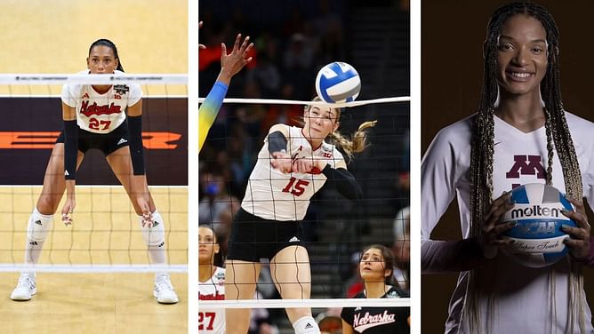 Nebraska Volleyball's Harper Murray, Andi Jackson, and others react to glimpses of Taylor Landfair's Hawaii trip