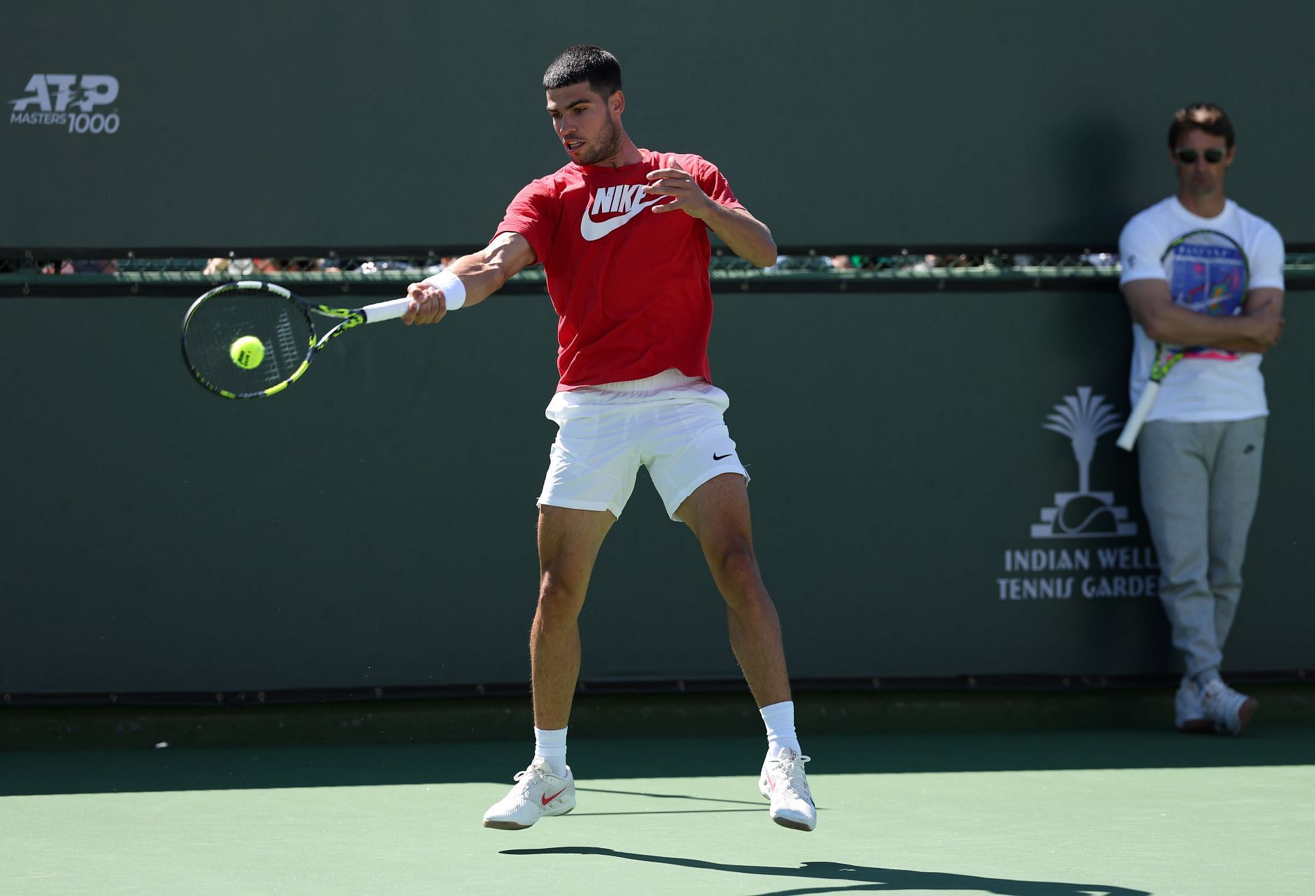 Carlos Alcaraz at BNP Paribas Open - Day 3 - Image Source: Getty