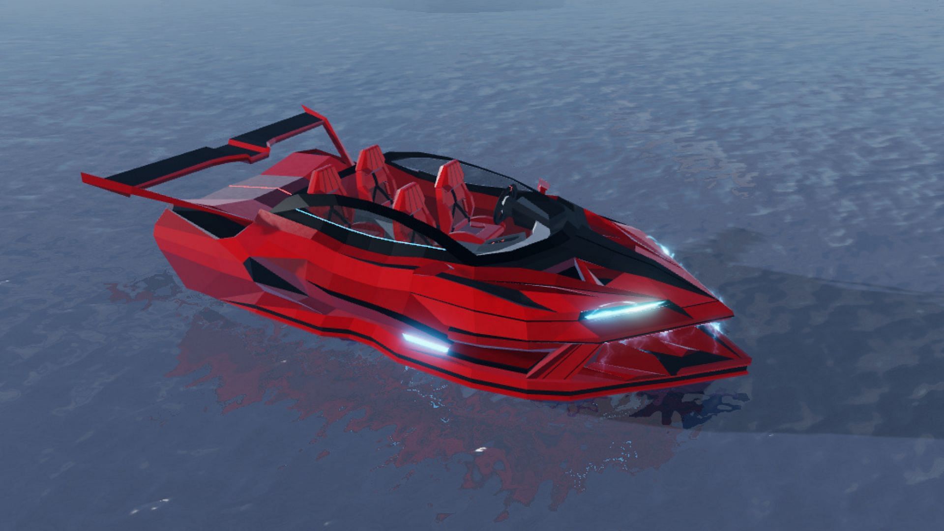 The Red Racer costs Robux (Image via Roblox || Fisch Wiki)